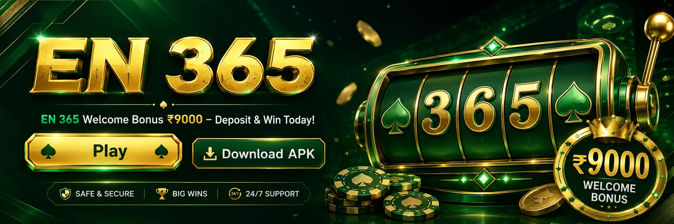 En365 Casino Bonus